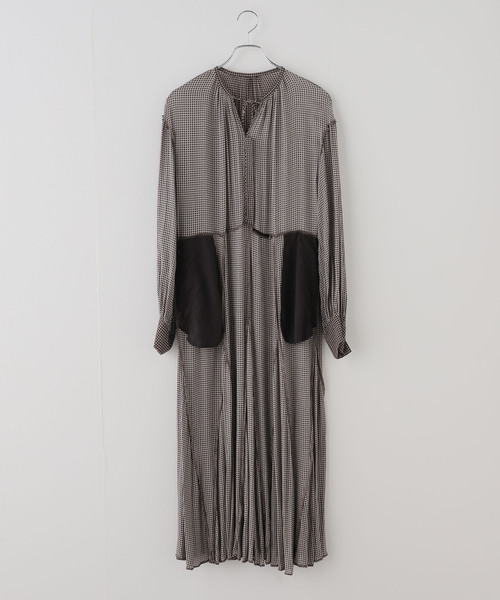 IENA(イエナ)の「チェックスキッパーフレアワンピース(ワンピース・レディース・ブラック系その他・36/38)」の17枚目の写真