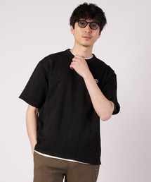 アイレットニット プルオーバー + Tシャツ セット
