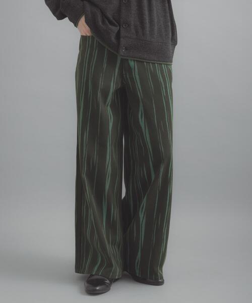 SENSE OF PLACE by URBAN RESEARCH（センスオブプレイスバイアーバンリサーチ）の「マーブルプリントワイドデニム（デニムパンツ・メンズ・ブラウン/オリーブ・LARGE/MEDIUM）」の8枚目の写真