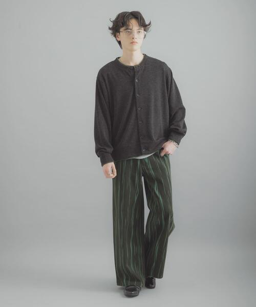 SENSE OF PLACE by URBAN RESEARCH（センスオブプレイスバイアーバンリサーチ）の「マーブルプリントワイドデニム（デニムパンツ・メンズ・ブラウン/オリーブ・LARGE/MEDIUM）」の13枚目の写真