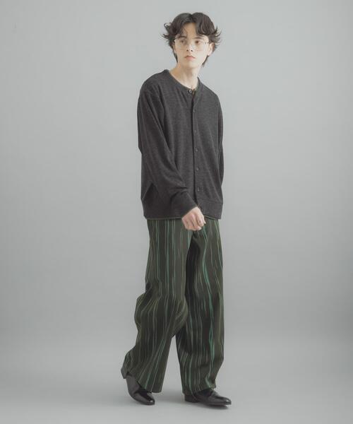 SENSE OF PLACE by URBAN RESEARCH（センスオブプレイスバイアーバンリサーチ）の「マーブルプリントワイドデニム（デニムパンツ・メンズ・ブラウン/オリーブ・LARGE/MEDIUM）」の14枚目の写真