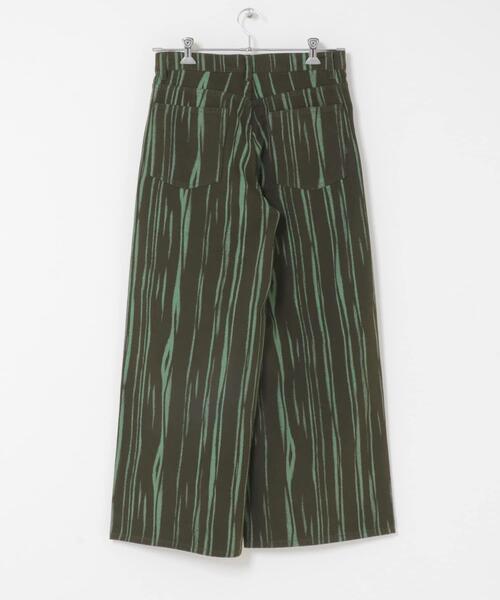 SENSE OF PLACE by URBAN RESEARCH（センスオブプレイスバイアーバンリサーチ）の「マーブルプリントワイドデニム（デニムパンツ・メンズ・ブラウン/オリーブ・LARGE/MEDIUM）」の18枚目の写真