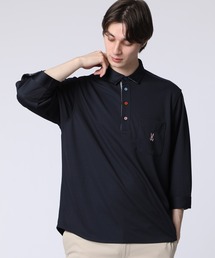 Psycho Bunny（サイコバニー）の「吸水速乾 ベア鹿の子 7分袖ポロシャツ（ポロシャツ）」