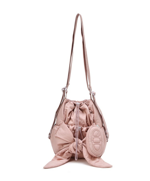 athe（アテ）の「[RUBAN] ピンクリボン プチバックパック兼ショルダーバッグ MINI AABA6E941P2（ショルダーバッグ・レディース・ピンク・FREE）」の3枚目の写真