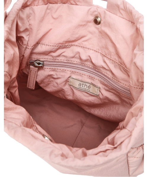 athe（アテ）の「[RUBAN] ピンクリボン プチバックパック兼ショルダーバッグ MINI AABA6E941P2（ショルダーバッグ・レディース・ピンク・FREE）」の5枚目の写真