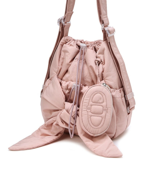 athe（アテ）の「[RUBAN] ピンクリボン プチバックパック兼ショルダーバッグ MINI AABA6E941P2（ショルダーバッグ・レディース・ピンク・FREE）」の7枚目の写真