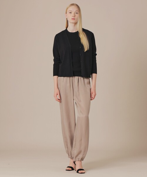 MACKINTOSH LONDON（マッキントッシュ ロンドン）の「ハイツイストコットンニットカーディガン（カーディガン/ボレロ・レディース・ブラック/イエロー/パープル系その他/ホワイト系その他・38/40）」の6枚目の写真