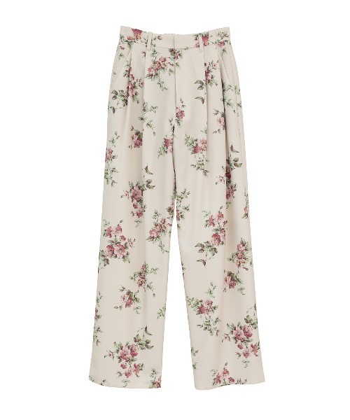 CLANE（クラネ）の「FLOWER TUCK PANTS（スラックス・レディース・ブラック/ベージュ・2/1/0）」の22枚目の写真