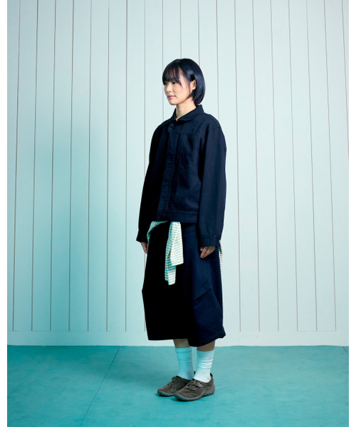 THECOLDESTMOMENT(ザコールデストモーメント)の「TCM double-button trucker jacket (black)(デニムジャケット・レディース・その他・SMALL/MEDIUM/LARGE)」の7枚目の写真