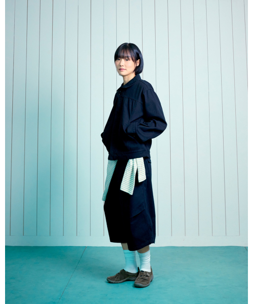 THECOLDESTMOMENT(ザコールデストモーメント)の「TCM double-button trucker jacket (black)(デニムジャケット・レディース・その他・SMALL/MEDIUM/LARGE)」の9枚目の写真