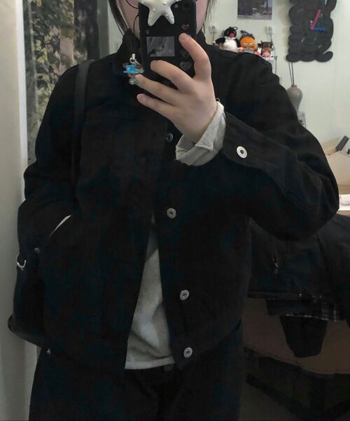 THECOLDESTMOMENT(ザコールデストモーメント)の「TCM double-button trucker jacket (black)(デニムジャケット・レディース・その他・SMALL/MEDIUM/LARGE)」の12枚目の写真