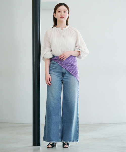 IENA(イエナ)の「ランダムプリーツブラウス(シャツ/ブラウス・レディース・ブラック/ホワイト/ピンク・FREE)」の16枚目の写真
