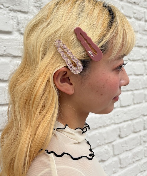 kutir(クティール)の「kutirlune/2セットヴィンテージライクヘアピン(ヘアピン・レディース・ダークブラウン/ボルドー/ピンク・FREE)」の8枚目の写真