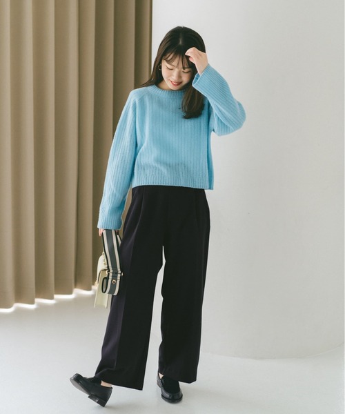 COHINA(コヒナ)の「ウエストボタンマリンパンツ 【低身長・小柄女性】(その他パンツ・レディース・ベージュ/ネイビー/ホワイト・S-Short/XS-Short/S-Regular/XS-Regular)」の7枚目の写真