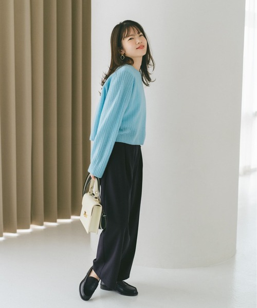 COHINA(コヒナ)の「ウエストボタンマリンパンツ 【低身長・小柄女性】(その他パンツ・レディース・ベージュ/ネイビー/ホワイト・S-Short/XS-Short/S-Regular/XS-Regular)」の8枚目の写真