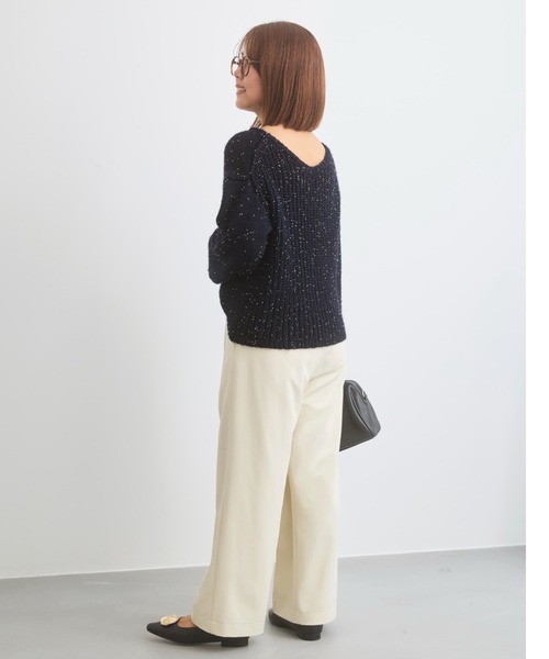 COHINA(コヒナ)の「ウエストボタンマリンパンツ 【低身長・小柄女性】(その他パンツ・レディース・ベージュ/ネイビー/ホワイト・S-Short/XS-Short/S-Regular/XS-Regular)」の13枚目の写真