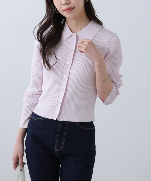 FREE'S MART（フリーズマート）の「◆〈ＭＦＭ〉きらきらボタンニット（ニット/セーター・レディース・ピンク/イエロー/ホワイト/ネイビー・FREE）」の4枚目の写真