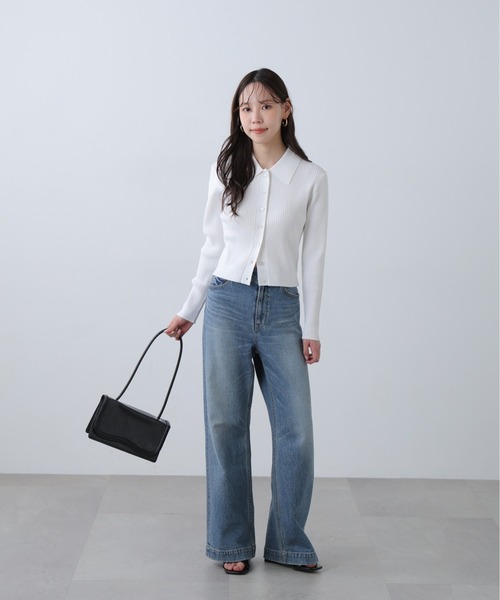 FREE'S MART（フリーズマート）の「◆〈ＭＦＭ〉きらきらボタンニット（ニット/セーター・レディース・ピンク/イエロー/ホワイト/ネイビー・FREE）」の5枚目の写真