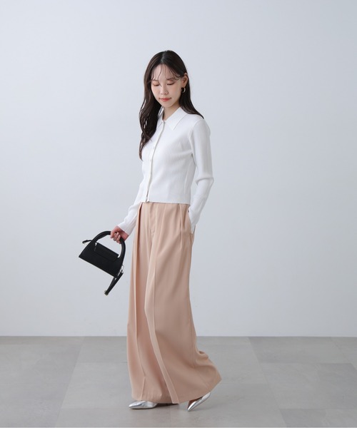 FREE'S MART（フリーズマート）の「◆〈ＭＦＭ〉きらきらボタンニット（ニット/セーター・レディース・ピンク/イエロー/ホワイト/ネイビー・FREE）」の6枚目の写真