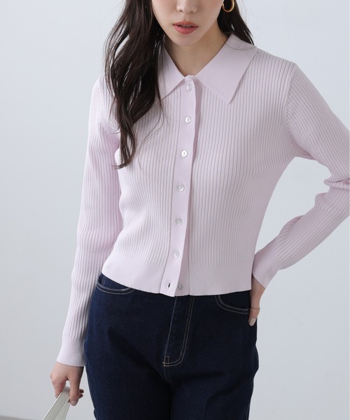 FREE'S MART（フリーズマート）の「◆〈ＭＦＭ〉きらきらボタンニット（ニット/セーター・レディース・ピンク/イエロー/ホワイト/ネイビー・FREE）」の16枚目の写真