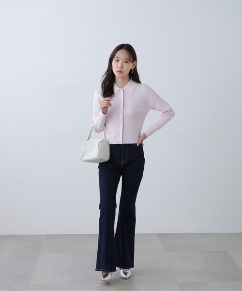 FREE'S MART（フリーズマート）の「◆〈ＭＦＭ〉きらきらボタンニット（ニット/セーター・レディース・ピンク/イエロー/ホワイト/ネイビー・FREE）」の19枚目の写真