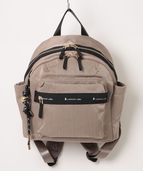 LANVIN en Bleu（ランバンオンブルー）の「トゥリズム バックパック（バックパック/リュック・レディース・ベージュ/ブラック・FREE）」の2枚目の写真