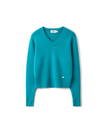 ベーシックVネックリブニット 10カラー COWKT001