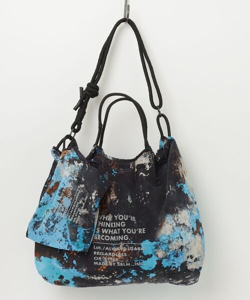 MASSIVE STORE（マッシブストア）の「【sublimeroe/サブライム】PAINT MARCHE & MINI BAG（トートバッグ・メンズ・オレンジ/イエロー/ブルー・FREE）」の21枚目の写真