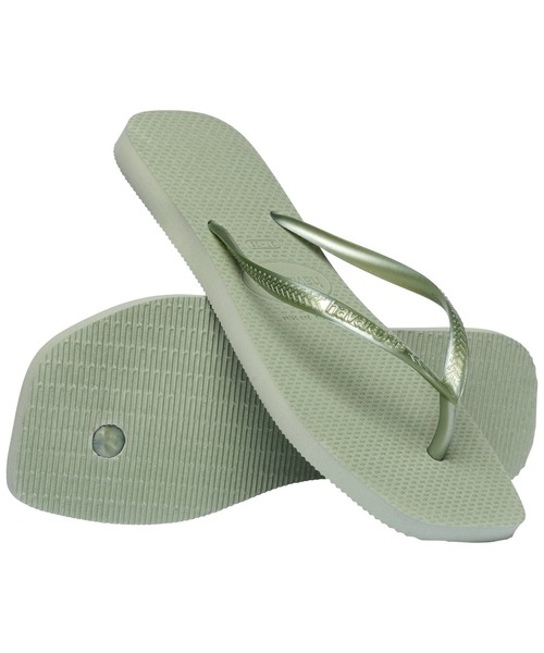 havaianas(ハワイアナス)の「SLIM SQUARE(サンダル・レディース・ブラック/ピンク系その他/ホワイト/ダークブラウン/ライトグリーン・22cm/23cm/24.5cm/25.5cm)」の4枚目の写真