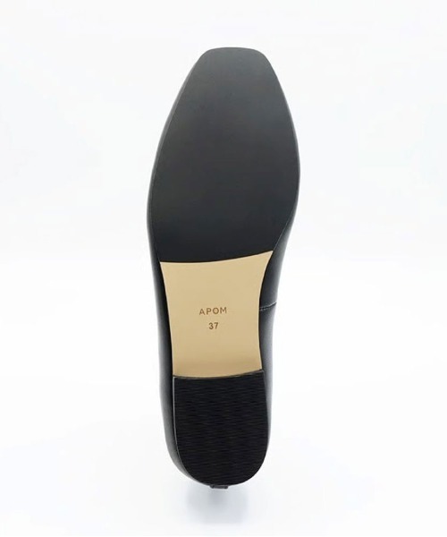 enchanted（エンチャンテッド）の「《APOM》本革クロスストラップバレリーナフラットシューズ（バレエシューズ・レディース・シルバー/ブラック・40/39/38/37/36/35/41）」の19枚目の写真