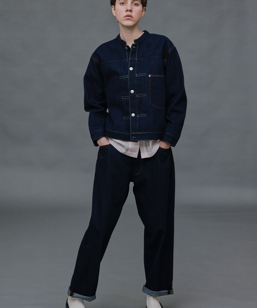 Kelen(ケレン)の「「KELEN / ケレン」ルーズテーパードジーンズ Exclusive for KELEN(その他パンツ・レディース・ブルー系その他/インディゴブルー・L/M/S)」の4枚目の写真