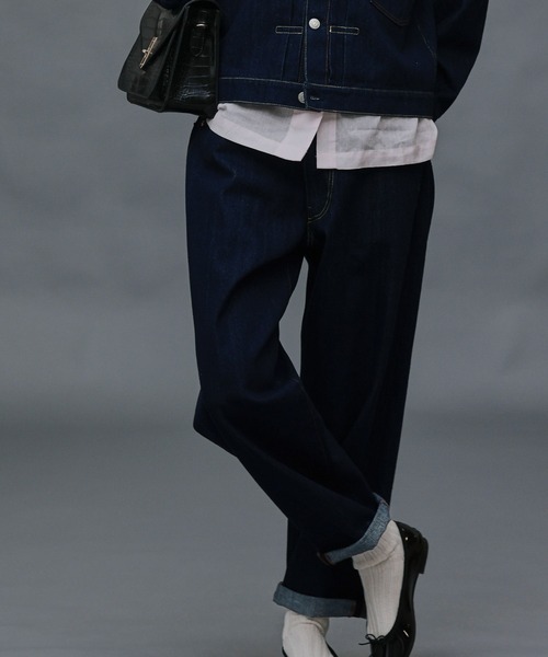 Kelen(ケレン)の「「KELEN / ケレン」ルーズテーパードジーンズ Exclusive for KELEN(その他パンツ・レディース・ブルー系その他/インディゴブルー・L/M/S)」の5枚目の写真