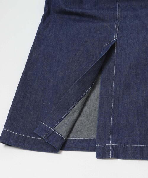 FORK&SPOON（フォークアンドスプーン）の「FORK&SPOON　綿麻デニムスカート（スカート・レディース・ワンウォッシュ/ブルー系その他・1/2）」の14枚目の写真