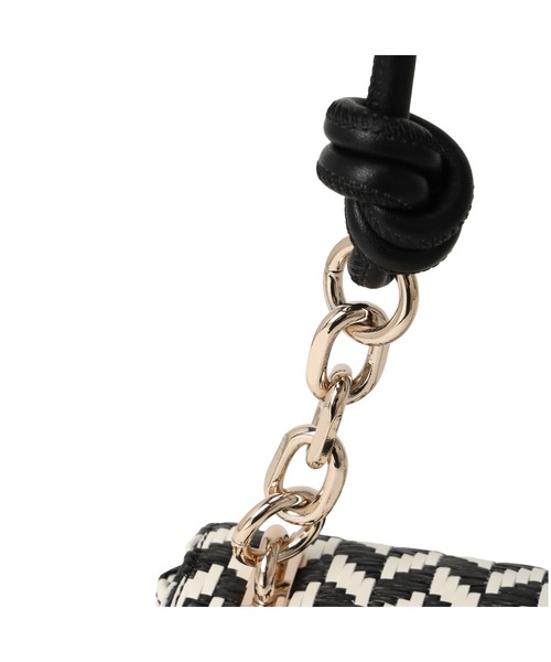 Guess(ゲス)の「TESSI FLAP SHOULDER BAG ショルダーバッグ(ハンドバッグ・レディース・ホワイト×ピンク/ブラック系その他/ホワイト×グリーン/ブラウン・ONE SIZE)」の10枚目の写真