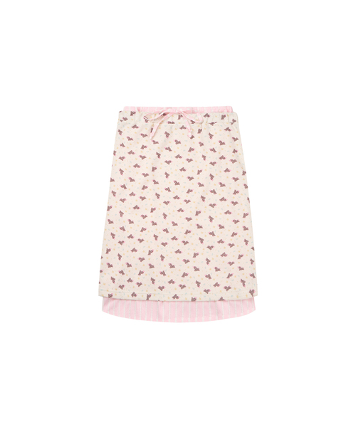 MUWM(ムウム)の「ダブルレイヤースカート Double Layer Skirts (クリーム)(スカート・レディース・Cream・OS)」の1枚目の写真
