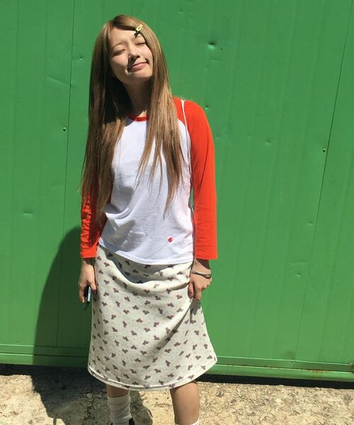 MUWM(ムウム)の「ダブルレイヤースカート Double Layer Skirts (クリーム)(スカート・レディース・Cream・OS)」の9枚目の写真