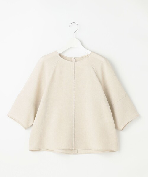 自由区(ジユウク)の「ラスティックメッシュラグランスリーブ ブラウス(シャツ/ブラウス・レディース・ベージュ系/アイボリー系/ブラック系・38/40)」の12枚目の写真