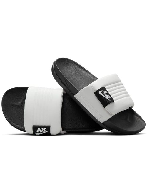 NIKE(ナイキ)の「ナイキ オフコート アジャスト メンズスライド / Nike Offcourt Adjust Men's Slides DQ9624-100 Summit White(サンダル・メンズ・アイボリー・27/28/25/29/30/26/24)」の1枚目の写真
