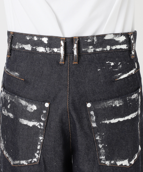 CALMER(カルメール)の「12OZ DENIM PANTS / 12オンス箔デニムパンツ(デニムパンツ・レディース・ネイビー/サックスブルー・1/2)」の10枚目の写真