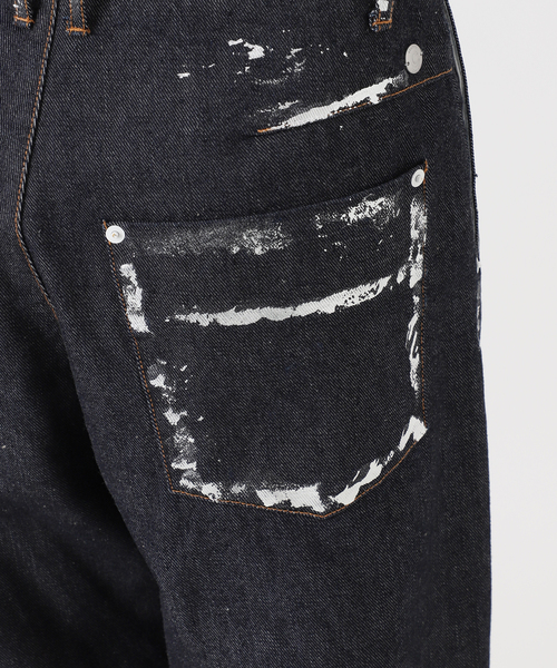 CALMER(カルメール)の「12OZ DENIM PANTS / 12オンス箔デニムパンツ(デニムパンツ・レディース・ネイビー/サックスブルー・1/2)」の11枚目の写真