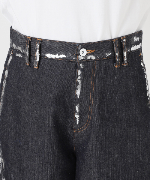 CALMER(カルメール)の「12OZ DENIM PANTS / 12オンス箔デニムパンツ(デニムパンツ・レディース・ネイビー/サックスブルー・1/2)」の13枚目の写真