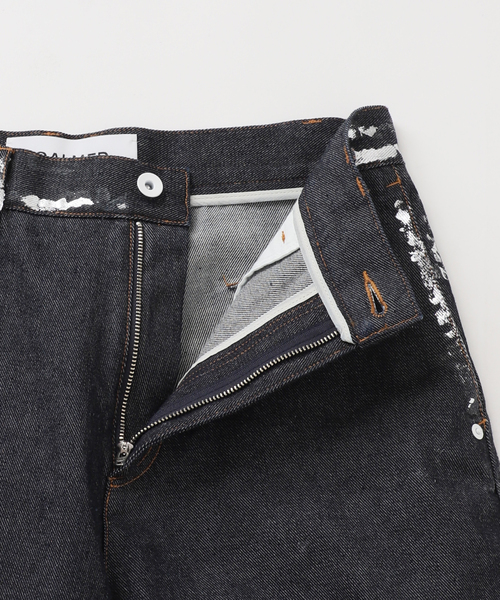 CALMER(カルメール)の「12OZ DENIM PANTS / 12オンス箔デニムパンツ(デニムパンツ・レディース・ネイビー/サックスブルー・1/2)」の18枚目の写真