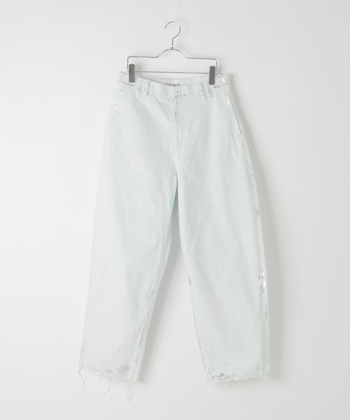 CALMER(カルメール)の「12OZ DENIM PANTS / 12オンス箔デニムパンツ(デニムパンツ・レディース・ネイビー/サックスブルー・1/2)」の20枚目の写真