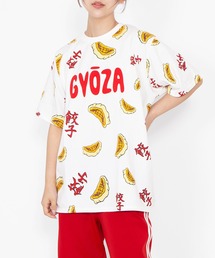 PUNYUS | 【新サイズ】フード総柄Ｔシャツ(GYOZA）(Tシャツ/カットソー)