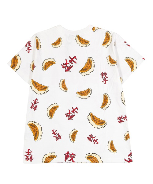 PUNYUS（プニュズ）の「【新サイズ】フード総柄Ｔシャツ(GYOZA）（Tシャツ/カットソー・レディース・レッド系その他・1/2/3/4/5）」の5枚目の写真