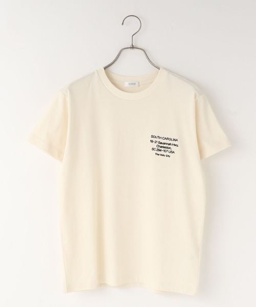 LOWRYS FARM（ローリーズファーム）の「ロゴＴＥＥ 638388（Tシャツ/カットソー・レディース・ホワイト/ネイビー/アイボリー/ピンク・FREE）」の3枚目の写真