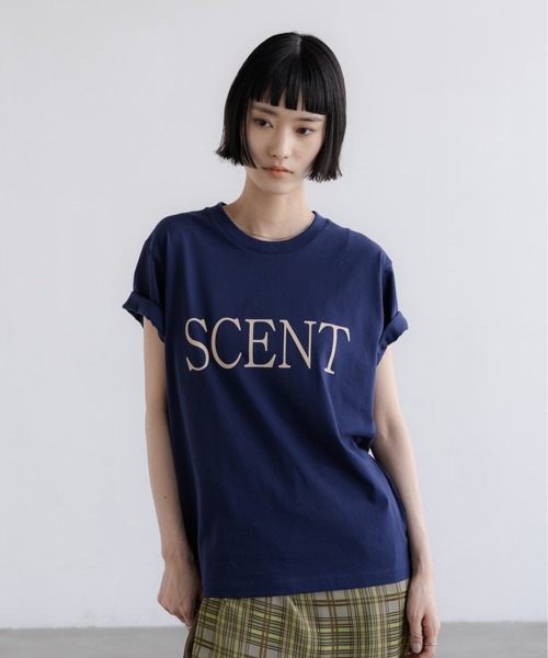 LOWRYS FARM（ローリーズファーム）の「ロゴＴＥＥ 638388（Tシャツ/カットソー・レディース・ホワイト/ネイビー/アイボリー/ピンク・FREE）」の15枚目の写真