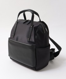 Three Four Time | トリムレザースタッズ持ち手リュック(バックパック/リュック)