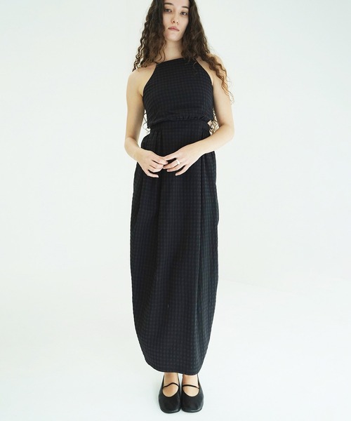 セール】SIDE HOLE COCOON CAMI ONEPIECE（ワンピース）｜CLANE