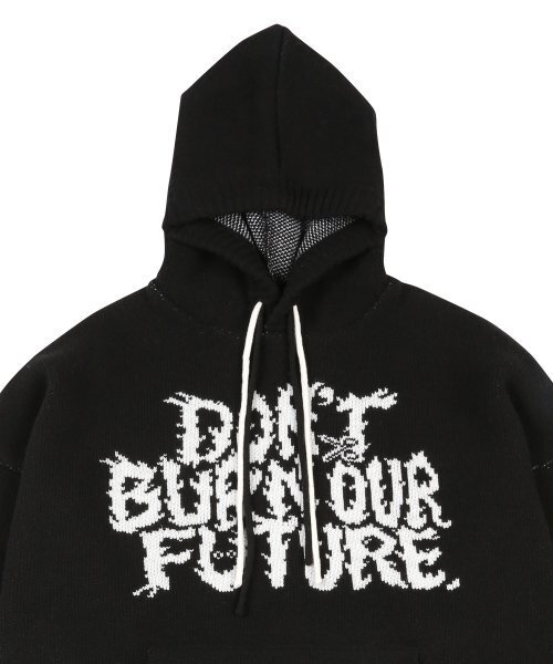 AJOBYAJO（アジョバイアジョ）の「[PBA] DBOF ウールニットパーカー [BLACK]（ニット/セーター・レディース・その他・S/L/M）」の9枚目の写真